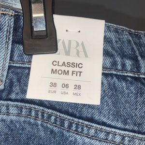 NWT Zara mom jeans